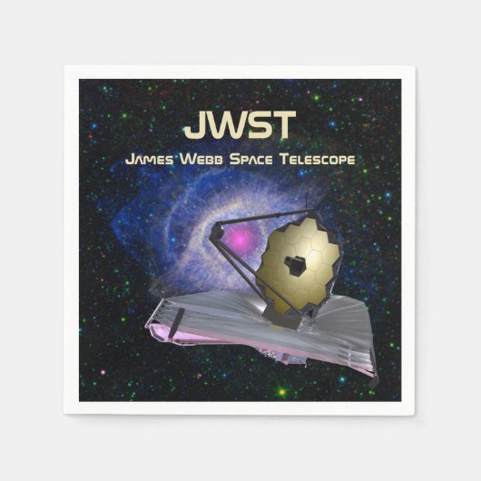 Serviette En Papier James Webb Télescope spatial JWST (Devant)