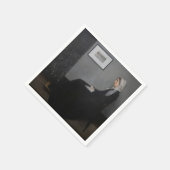 Serviette En Papier James Whistler - Portrait de la mère de l'artiste (Coin)