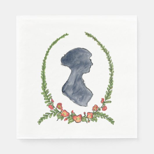 Serviette En Papier Jane Austen Napkins (Devant)