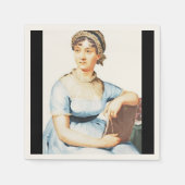 Serviette En Papier Jane Austen Thème Papier Napkins (Devant)