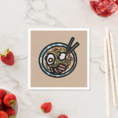 Serviette En Papier Japonais cuit (En situation)