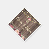 Serviette En Papier Jar Mason Floral (Coin)