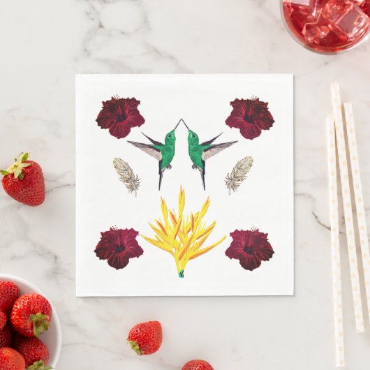 Serviette En Papier Jardin (En situation)