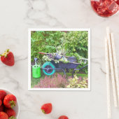 SERVIETTE EN PAPIER JARDIN (En situation)