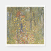 Serviette En Papier Jardin agricole avec Crucifix (par Gustav Klimt) (Devant)