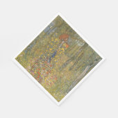 Serviette En Papier Jardin agricole avec Crucifix (par Gustav Klimt) (Coin)