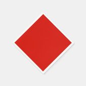 Serviette En Papier Jardin agricole rouge (Coin)