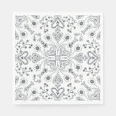 Serviette En Papier Jardin Boho Valentine (Devant)