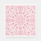 Serviette En Papier Jardin Boho Valentine (Devant)