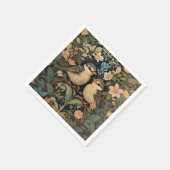 Serviette En Papier Jardin botanique de deux mignons bébés oiseaux (Coin)