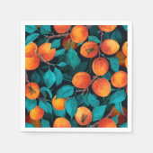 Serviette En Papier Jardin d'abricot 2 (Devant)