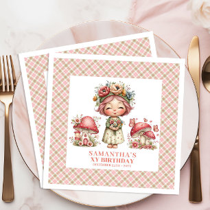 Serviette En Papier Jardin de Fées Magique Fête d'Anniversaire Fantais