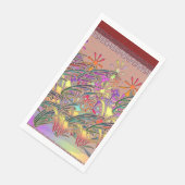 Serviette En Papier  Jardin de fleurs   (Coin)