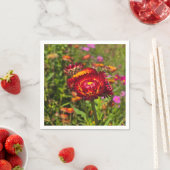 Serviette En Papier Jardin de fleurs (En situation)