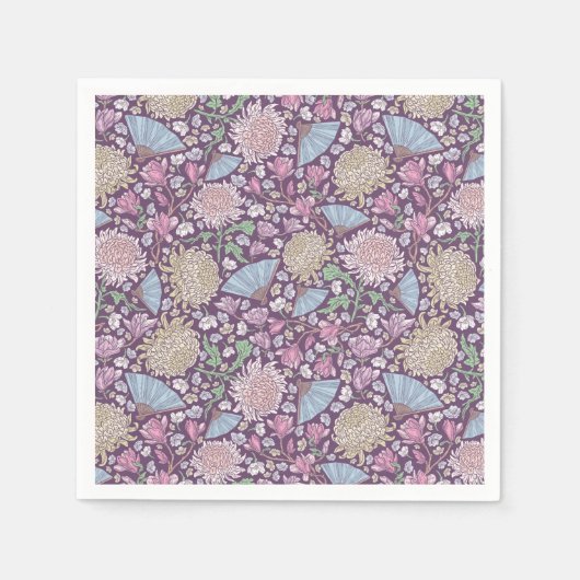 Serviette En Papier Jardin de printemps Fête des mères Chrysanthemum m (Devant)