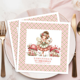 Serviette En Papier Jardin de Rêves de Fées Fête Magique Anniversaire