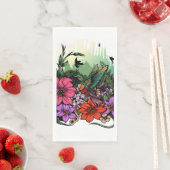 Serviette En Papier Jardin des colibris (En situation)