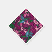 Serviette En Papier Jardin des colibris (Coin)