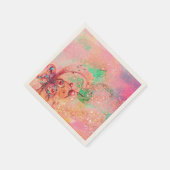 SERVIETTE EN PAPIER JARDIN DES OMBRES PERDUES MAGIQUE BUTTERFLY PLANTE (Coin)