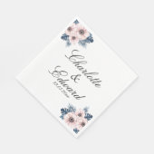 Serviette En Papier Jardin d'été Aquarelle Floral Mariage serviettes (Coin)