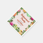 Serviette En Papier Jardin d'été de retraite pour hommes Cocktail Part (Coin)