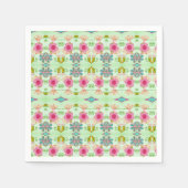 Serviette En Papier Jardin Éclectique Enchantant : Beauté Florale Dive (Devant)