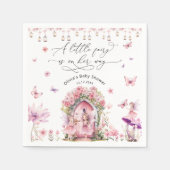 Serviette En Papier Jardin Fleur Fée Forêt Enchantée Naples (Devant)