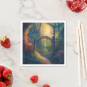 Serviette En Papier Jardin forestier enchanté | Papier (En situation)