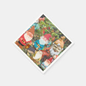 Serviette En Papier Jardin Gnome (Coin)