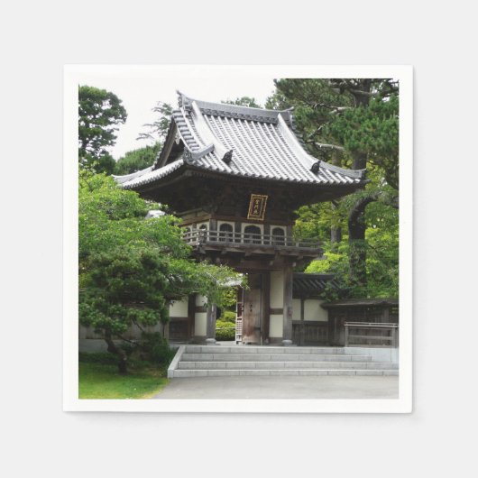 Serviette En Papier Jardin japonais de thé à San Francisco (Devant)