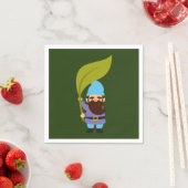 Serviette En Papier Jardin mignon devient amusant (En situation)