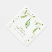 Serviette En Papier Jardin Moderne Pois Sucré Dans Baby shower Pod (Coin)