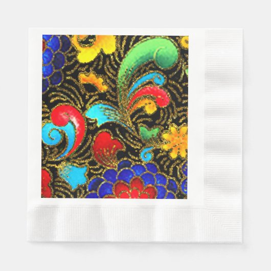 Serviette En Papier Jardin Romanov (Devant)