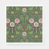 Serviette En Papier Jardin sauvage en vert (Devant)