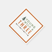 Serviette En Papier Jardin sauvage et trois forêts Anniversaire de la  (Coin)