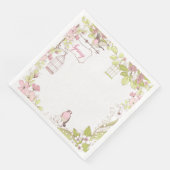 Serviette En Papier Jardin secret (Coin)