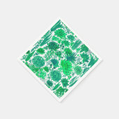 Serviette En Papier Jardin succulent (Coin)