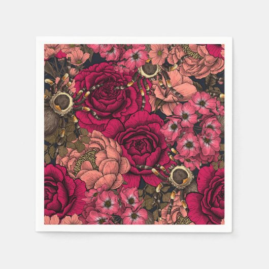 Serviette En Papier Jardin Tarantula 4 (Devant)