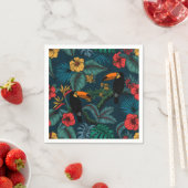 Serviette En Papier Jardin toucan 2 (En situation)