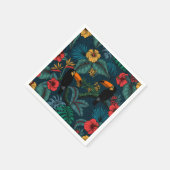 Serviette En Papier Jardin toucan 2 (Coin)