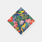 Serviette En Papier Jardin tropical Expressionnisme moderne Oeuvre d'a (Coin)