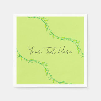 Serviette En Papier Jardin vert