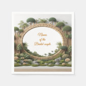 Serviette En Papier Jardins et bâtiments écologiques en Harmonie (Devant)