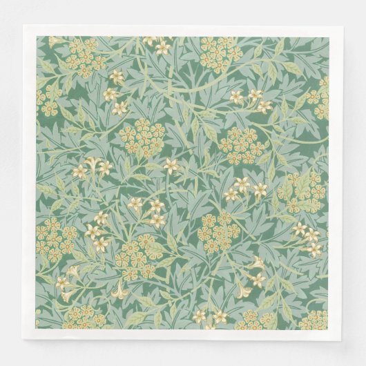 Serviette En Papier Jasmine by William Morris (Devant)