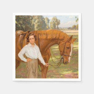 Serviette En Papier Jasmine le Cheval (par Algernon Talmage)