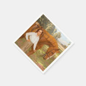 Serviette En Papier Jasmine le Cheval (par Algernon Talmage) (Coin)