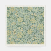 Serviette En Papier Jasmine, motif de William Morris, (Devant)