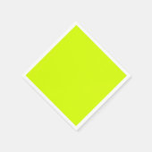 Serviette En Papier Jaune néon, haute visibilité Chartreuse (Coin)