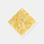 Serviette En Papier Jaune texturé (Coin)