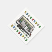 Serviette En Papier Jayco Trailer RV heureux camper (Coin)